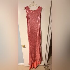 Sparkling Sequin Gown with Train